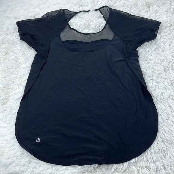Lululemon Anew Short Sleeve Tee Black - Picture 4 of 4